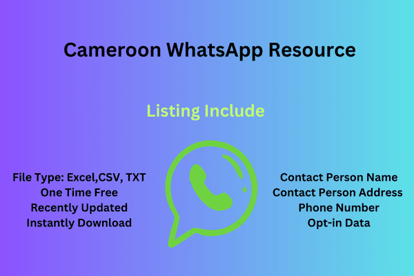 Cameroon WhatsApp Resource