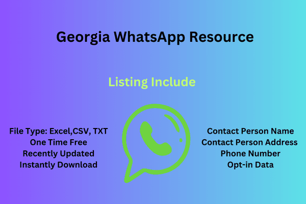 Georgia WhatsApp Resource