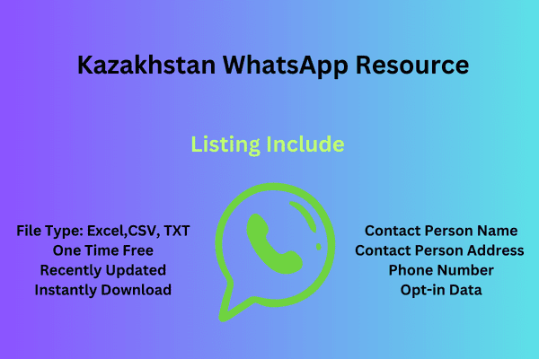 Kazakhstan WhatsApp Resource