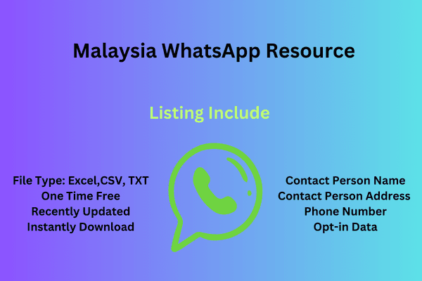 Malaysia WhatsApp Resource