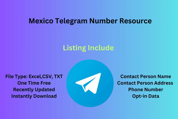 Mexico Telegram Number Resource