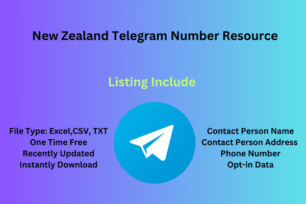 New Zealand Telegram Number Resource