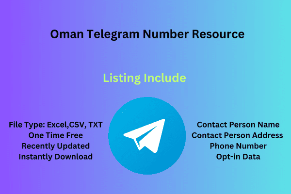 Oman Telegram Number Resource